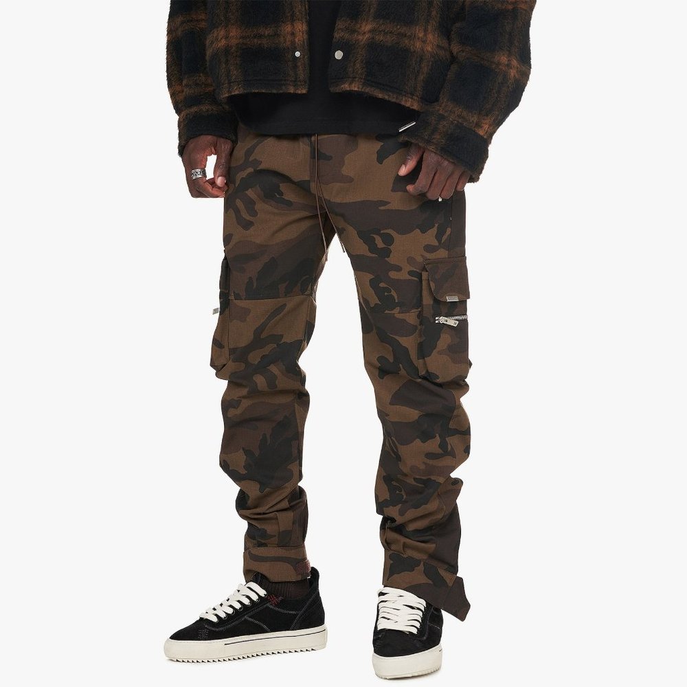Represent Military Cargo Pants Brown Camo Men’s Small - Picture 2 of 4